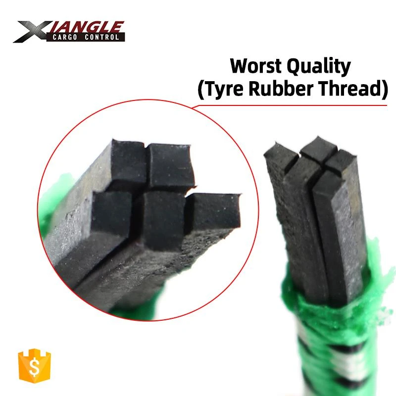 worst quality (tyre rubber thread)
