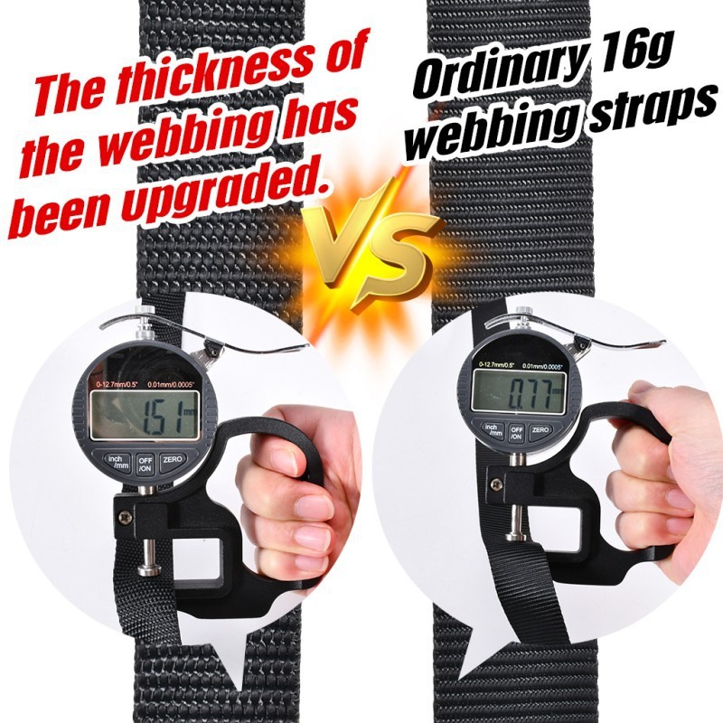 1 Inch Motorcycle Retractable Ratchet Tie Downs With Universal Swivel Carabiner Hook price