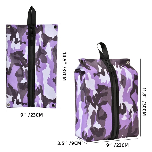 Camouflage Waterproof Shoe Bag For Travel Washable